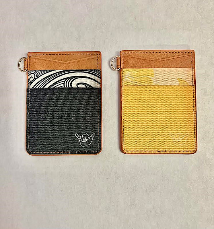 Yellow Minimalist Wallet With Coin Pocket