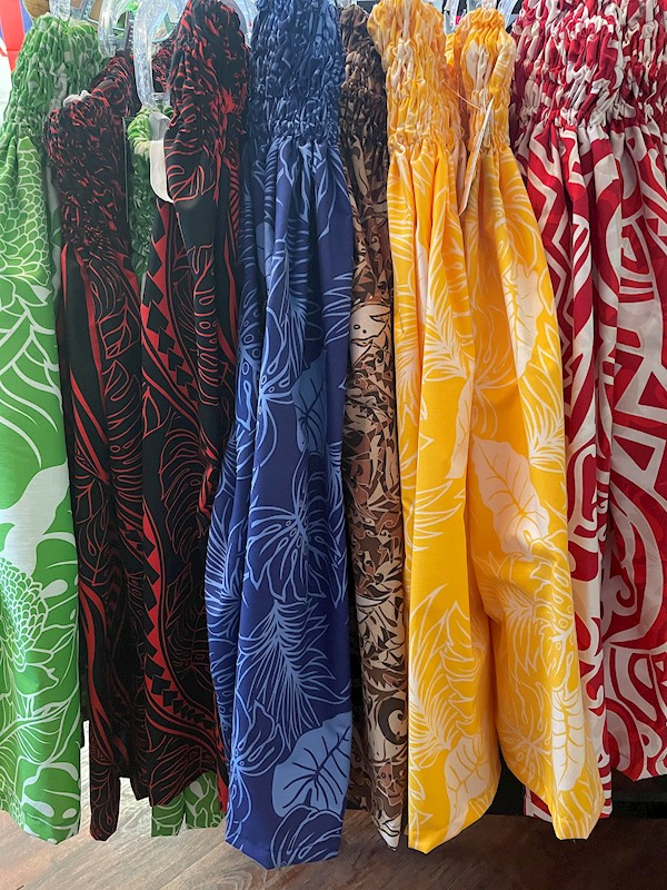 Printed Pa'u Skirt Details - Aloha Hula Supply