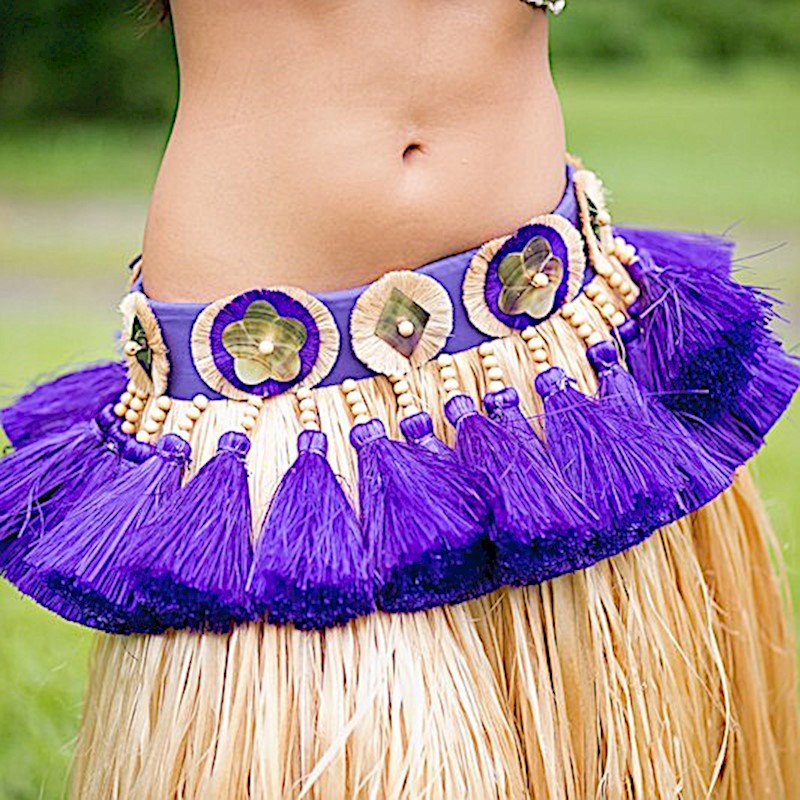 Professional Tahitian More' Costume - Option A Details - Aloha Hula Supply