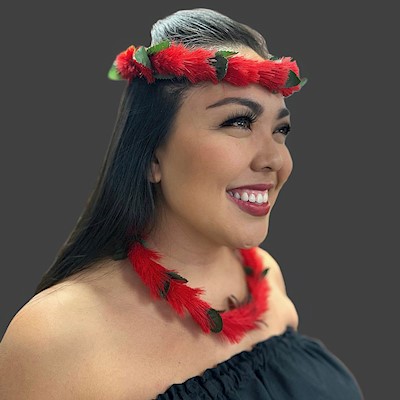 Lihilihi Lehua Lei - (Red)                                                 