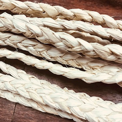 Raffia Braided Rope, Large                                                 