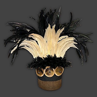 Ready Made Costume: Nanea Headpiece - Black/Natural                        