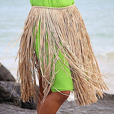 Berlune 12 Pcs Bulk Raffia Hula Skirts for Adults Hawaiian Grass Skirts  Hawaiian Luau Tropical Theme Party Costume Accessory (Medium)