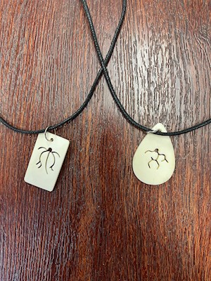 Hawaiian Petroglyphs Necklace                                              